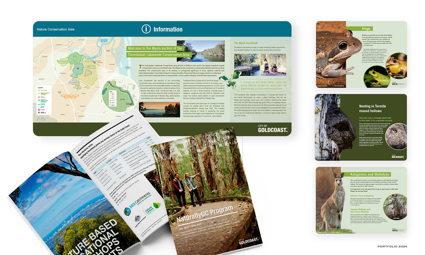 Allconnex brand guidelines spread showing colour palette, typography specimens, and uniform applications