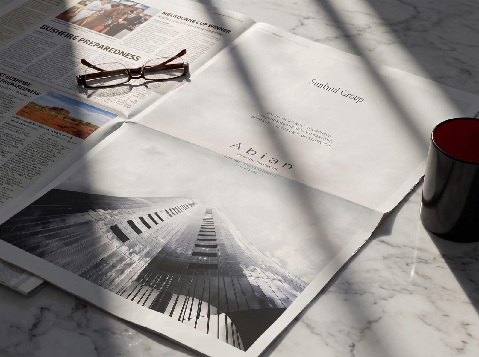 Sunland newspaper advertising — Abian Botanic Gardens
