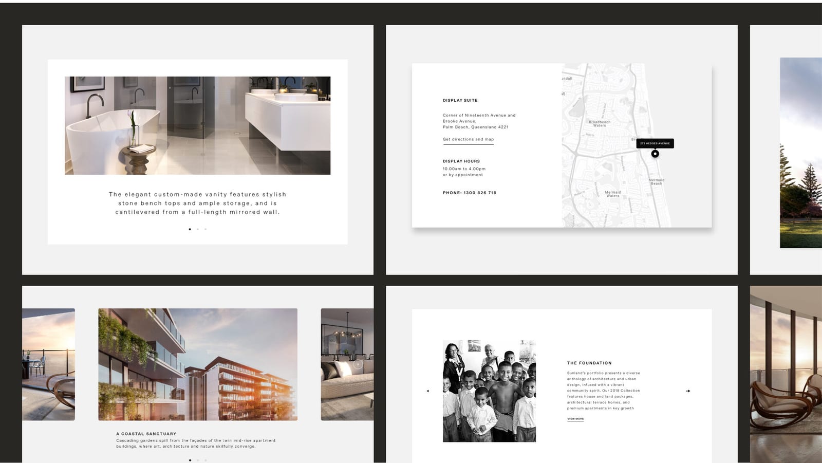 Sunland UI library — news cards